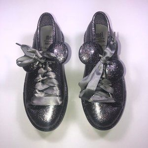 Mini Melissa Sz 2 Glitter Disney Sneaker